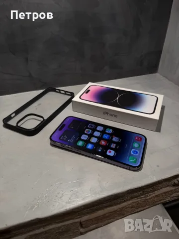 КАТО ЧИСТО НОВ Iphone 14 Pro Max Purple + подарък, снимка 7 - Apple iPhone - 55943087