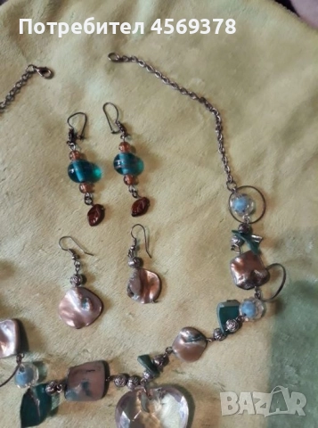 Дамски Сет 3 части, снимка 2 - Бижутерийни комплекти - 52290527