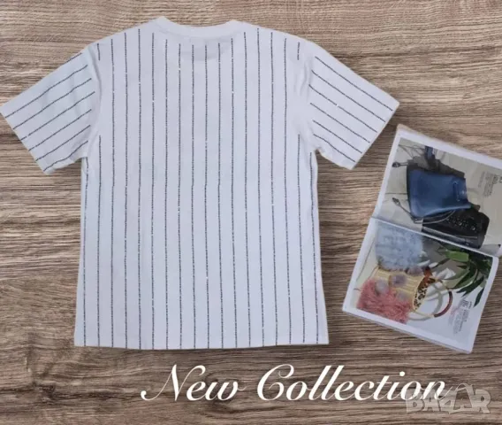 памучни дамски тениски , снимка 2 - Тениски - 50343044
