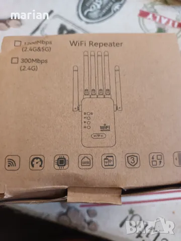 Wifi усилвател-приемник, снимка 3 - Рутери - 49572123