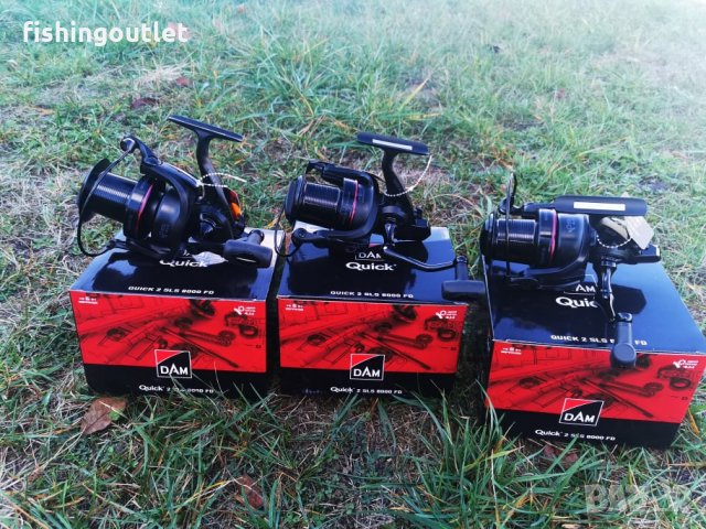  Немска макара за шаран и сом DAM QUICK 2 SLS 8000 FD / 3 бр - 420 лв, снимка 7 - Макари - 34443703