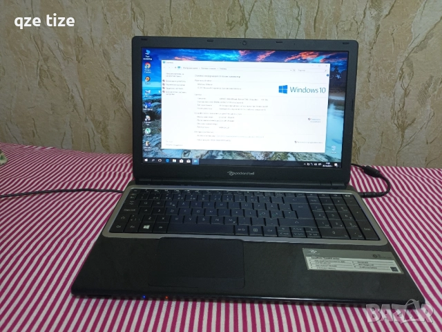 4 ядрен лаптоп Packard bel, снимка 4 - Лаптопи за дома - 52188394