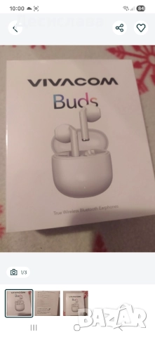 Безжични cлушaлки Vivacom Buds True Wireless Earphones, снимка 3 - Bluetooth слушалки - 51991307
