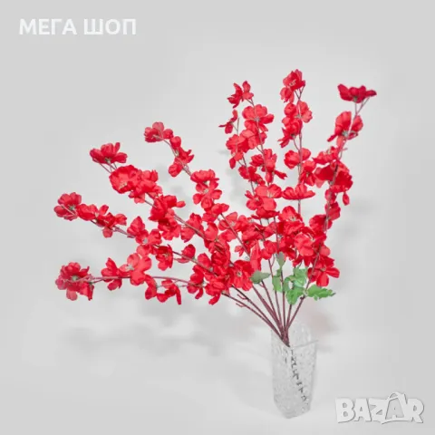 Изкуствени декоративни клонки с цветчета, снимка 6 - Изкуствени цветя - 50332428