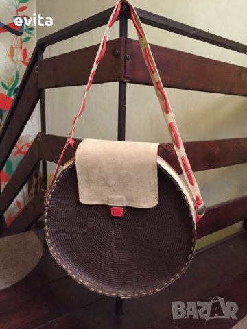 Дизайнерска дамска чанта, ръчна изработка , снимка 2 - Чанти - 34042112