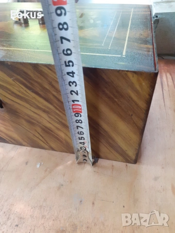 Стара каса сейф касетка банка с ключ, снимка 7 - Антикварни и старинни предмети - 53273504