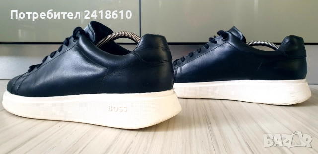 Hugo Boss Leather Mens Size 41/26см ОРИГИНАЛ! Мъжки спортно - елегантни обувки естествена кожа!, снимка 6 - Кецове - 52342982