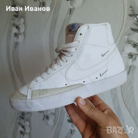 маратонки /кецове Nike Blazer Mid 77 White номер 39 , снимка 13 - Маратонки - 40998756