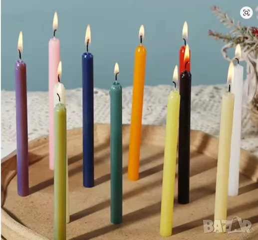 Свещи за ритуали, заклинания и магия 12 бр. цветни, снимка 7 - Други - 50404292