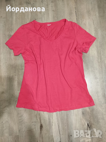 Лот дънково яке и тениска ХЛ, снимка 2 - Якета - 53678195