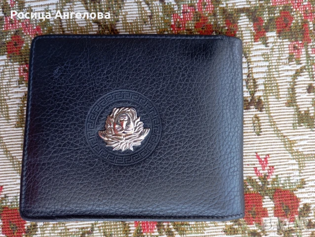 Винтидж портфейл Версаче Италия от 80те години унисекс , снимка 9 - Портфейли, портмонета - 51154917