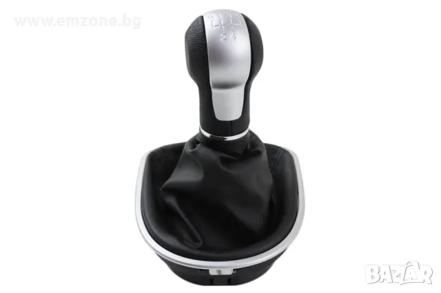 Кожена Топка за скоростен лост с маншон и рамка за Сеат SEAT Toledo III 3 Altea Leon 2 II с 5 и 6ск., снимка 2 - Аксесоари и консумативи - 50342492