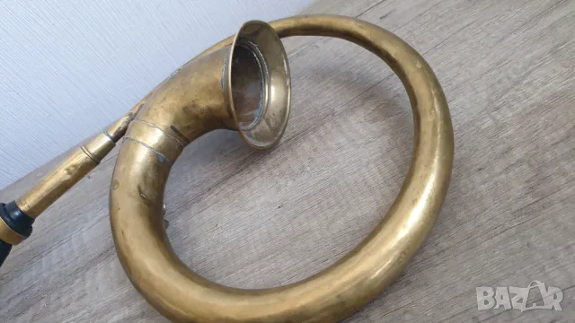 Месингова тромба от ретро автомобил, снимка 5 - Колекции - 47436084