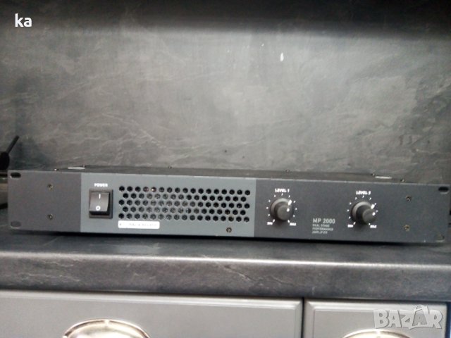 MC CRYPT MP2000 - крайно стъпало Pro Power Amplifier, снимка 1 - Ресийвъри, усилватели, смесителни пултове - 42365205