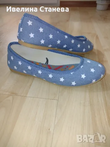 Детски балеринки на звездички , снимка 4 - Детски маратонки - 49505177