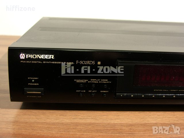  Pioneer f-502rds /2  ТУНЕР, снимка 4 - Ресийвъри, усилватели, смесителни пултове - 44430171