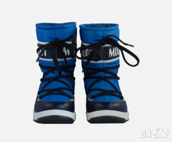 Moon Boot - Детски ботуши / обувки за сняг We Sport Mid Jr - Светлосиньо и тъмносиньо, снимка 4 - Детски боти и ботуши - 52725944