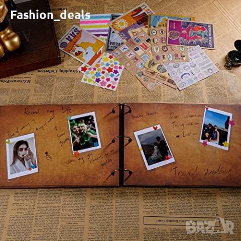 Нов Албум за снимки/Фото-албум Годишнина 3D дървена корица, 11,6 x 7,5 инча, 60 страници, снимка 7 - Други стоки за дома - 41330511