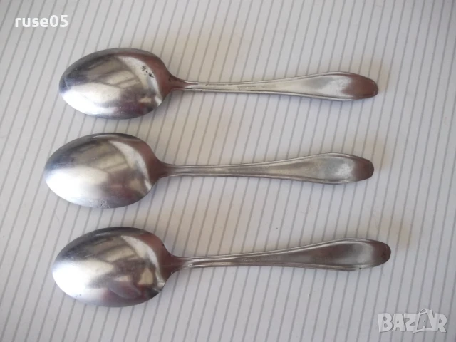 Лот от 3 бр. лъжици "ROSTFREI", снимка 3 - Прибори за хранене, готвене и сервиране - 51006739