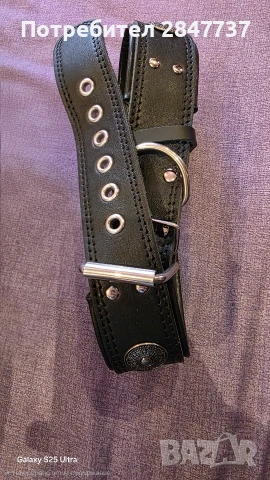 Кожена каишка за голямо куче, снимка 2 - За кучета - 53166022