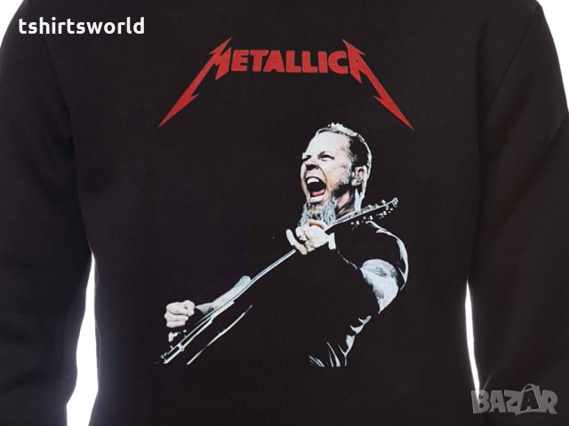 Нов детски суичър с дигитален печат на музикалната група Metallica (Металика), снимка 2 - Детски анцузи и суичери - 34586022