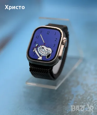 Смарт часовник Apple Watch Ultra 1st Gen GPS + Cellular 49mm Titanium – Black Milanese Strap, снимка 3 - Смарт часовници - 56038834