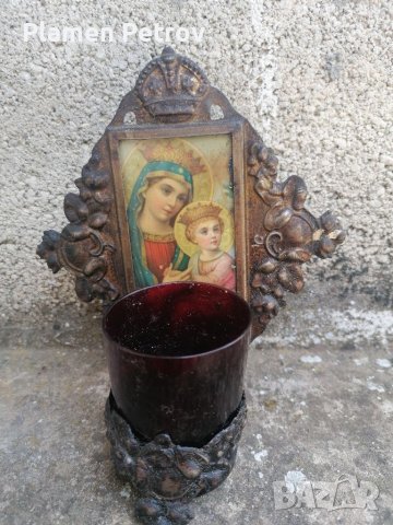 Иконостас за стена и Исус Христос/Мурано/, снимка 3 - Антикварни и старинни предмети - 41664364