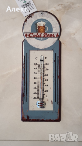 Метална ретро табела–Термометър, 29см