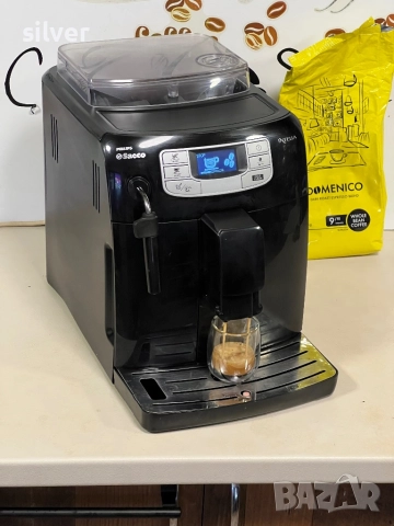 Кафемашина кафе автомат Saeco intelia с гаранция, снимка 2 - Кафемашини - 52024796