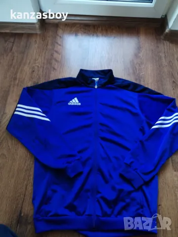 ADIDAS Core 18 PES Tracktop Blue - страхотно мъжко горнище КАТО НОВО M, снимка 6 - Спортни дрехи, екипи - 48882915