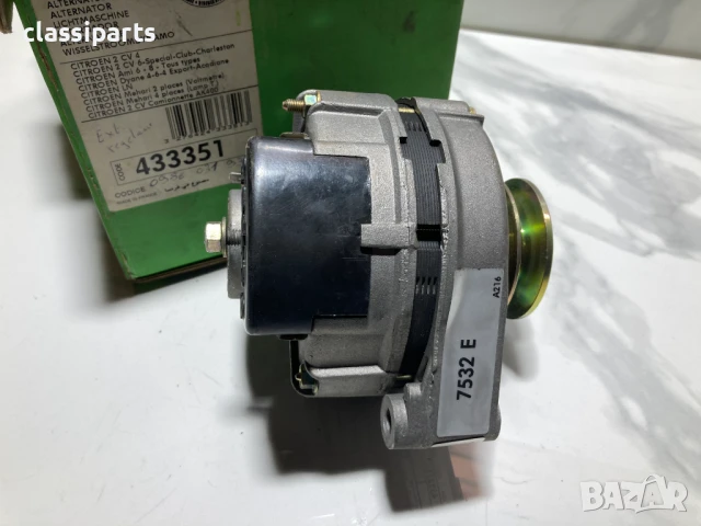 Нов алтернатор / динамо Valeo за Ситроен / CITROEN 2 CV, Dyane, Ami, Acadine и Mehari, снимка 3 - Части - 50467894