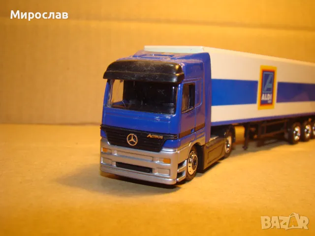 SCHUCO H0 1/87 MERCEDES ACTROS КАМИОН TIR МОДЕЛ КОЛИЧКА, снимка 6 - Колекции - 48456664