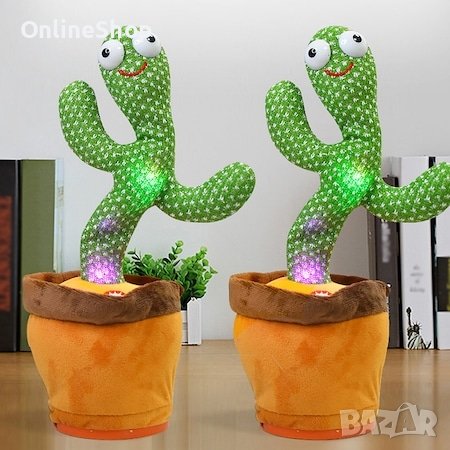 Танцуващ и пеещ кактус Cactus, говореща интерактивна играчка

, снимка 3 - Плюшени играчки - 41626177