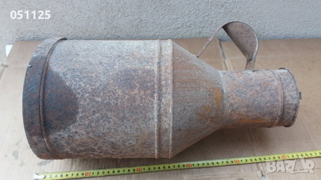 възрожденски метален гюм, съд за мляко - 12 литров , снимка 9 - Антикварни и старинни предмети - 39146725