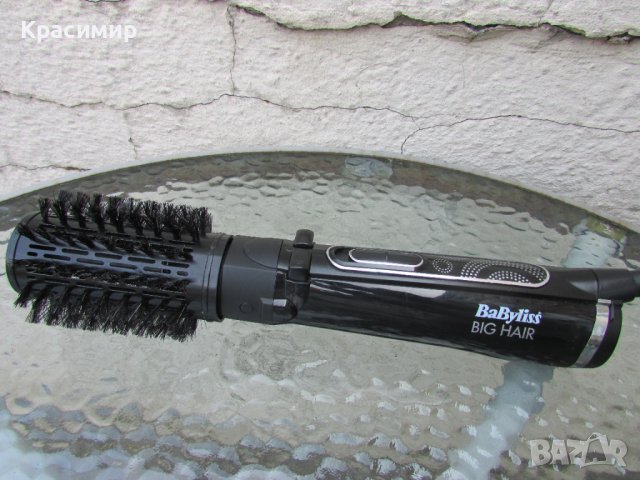 Въртяща се четка сешоар BaByliss Big Hair Rotating Styler, снимка 1 - Сешоари - 41311628