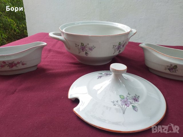 Български порцелан супник и др, снимка 11 - Чинии - 33923331