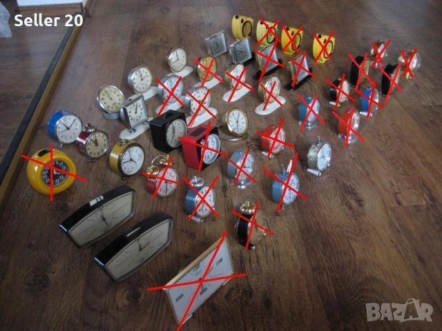 Старинни будилници СЛАВА и RUHLA работещи антики от времето на СССР, снимка 10 - Декорация за дома - 51953147