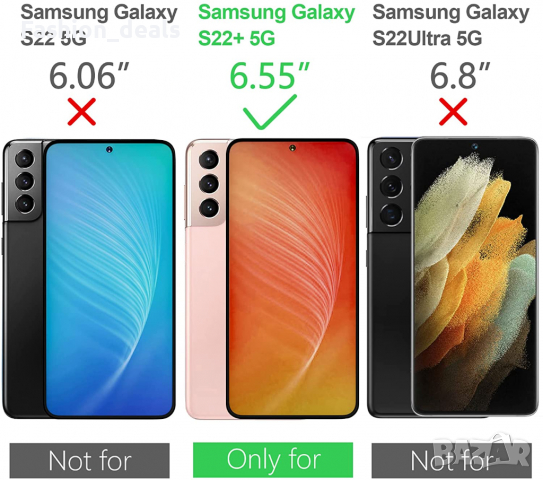 Нов прозрачен силиконов Калъф кейс за Samsung Galaxy S22+ Plus Самсунг, снимка 2 - Калъфи, кейсове - 36187680