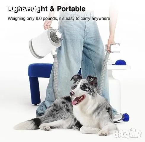 Нов Професионален Вакуум за Домашни Любимци Почистване на косми Подстригване куче котка, снимка 3 - Друга електроника - 49339206