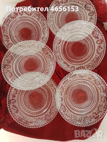 НОВ комплект 6 броя СТЪКЛЕНИ ЧИНИЙКИ 