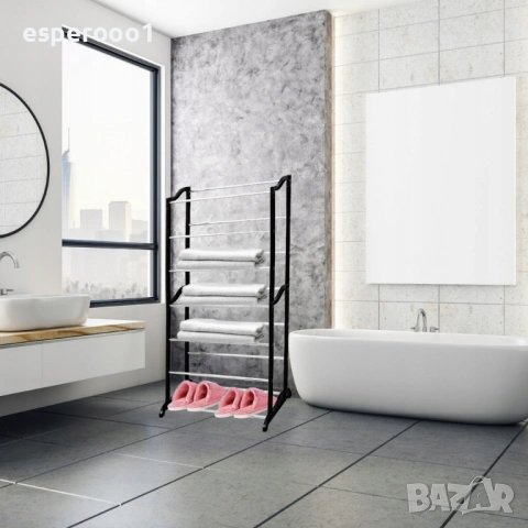 Метален органайзер за обувки - 10 нива = 30 чифта, снимка 7 - Етажерки - 53774330