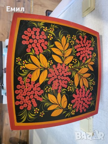 Колекционерска масичка ХОХЛОМА  СССР , снимка 2 - Колекции - 41240723