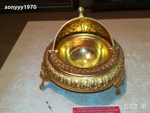 ЗЛАТНА БОНБОНИЕРА-ВНОС ГЕРМАНИЯ 0310211255, снимка 3 - Антикварни и старинни предмети - 34333100