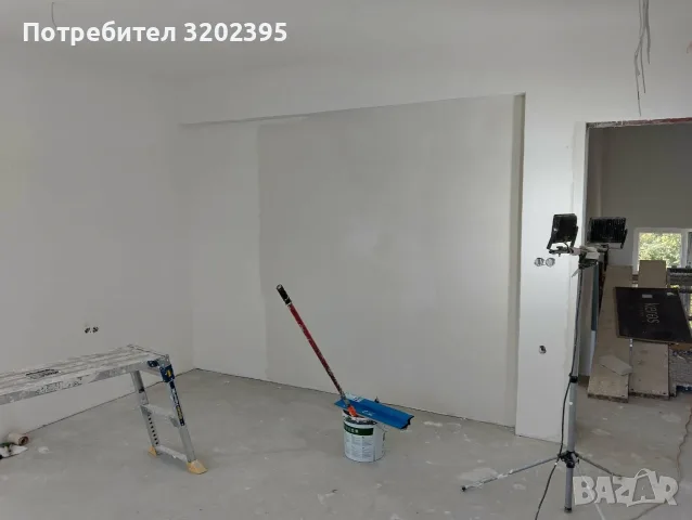 Шпакловка на стени и тавани , снимка 6 - Ремонти на апартаменти - 56167526