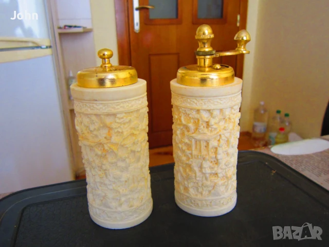 Луксозна Солница и Мелница за Черен Пипер Италия, снимка 3 - Аксесоари за кухня - 50566697