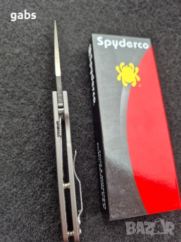 Сгъваем нож Spyderco Edgerati С266, снимка 11 - Ножове - 52213794