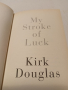 KIRK DOUGLAS- My stroke of luck/биографична/, снимка 3