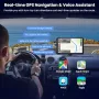 Нов Безжичен 9” Авто Тъчскрийн с 4K Камера и Bluetooth за кола автомобил, снимка 3