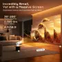 Нов Преносим проектор със стойка 1080P 4K WiFi Bluetooth HDMI USB за кино, снимка 4
