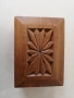 Дървена кутия 10 х 7 h 6.5 cm. , снимка 1